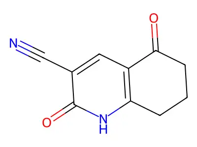 2,5-Dioxo-1,2,5,6,7,8-hexahydroquinoline-3-carbonitrile structure