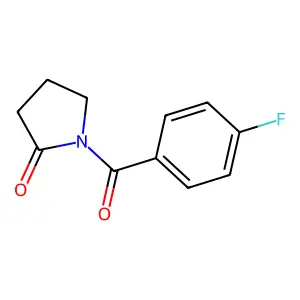 2-Pyrrolidinone, 1-(4-fluorobenzoyl)- structure