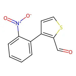 3-{2-Nitrophenyl}-2-thiophenecarbaldehyde structure