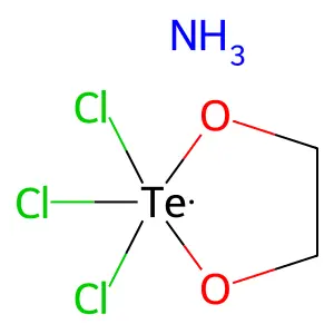 Ethylene glycol; tellurium(4+) structure