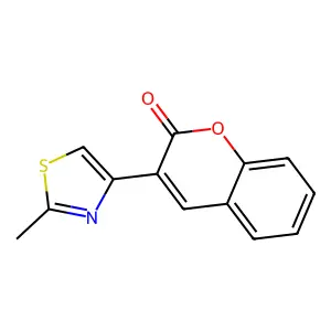 3-(2-Methyl-1,3-thiazol-4-yl)-2H-chromen-2-one structure