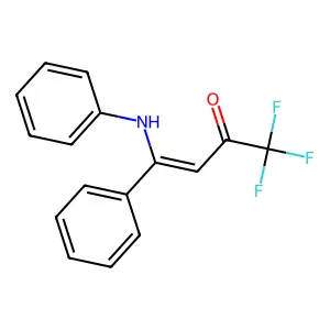 3-Buten-2-one, 1,1,1-trifluoro-4-phenyl-4-(phenylamino)-, (3Z)- structure