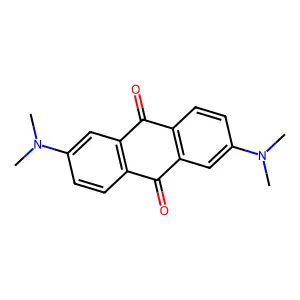9,10-Anthracenedione, 2,6-bis(dimethylamino)- structure