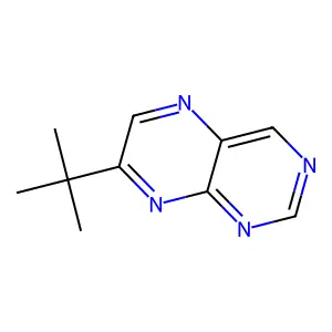7-Tert-butylpteridine structure