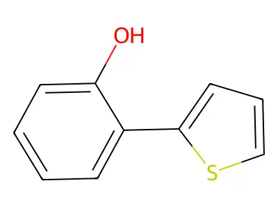 2-(Thiophen-2-yl)phenol structure