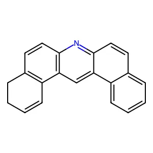 Dibenz(a,j)acridine, 3,4-dihydro- structure