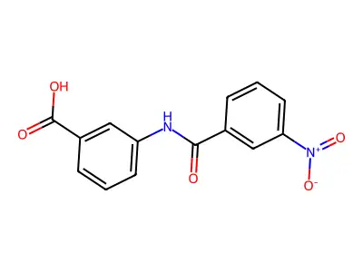 3-[(3-nitrobenzoyl)amino]benzoic Acid structure