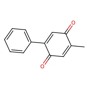 2,5-Cyclohexadiene-1,4-dione, 2-methyl-5-phenyl- structure