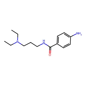 4-Amino-N-[3-(diethylamino)propyl]benzamide structure