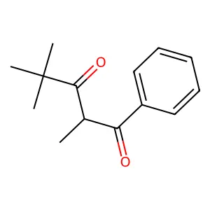 1,3-Pentanedione, 2,4,4-trimethyl-1-phenyl- structure