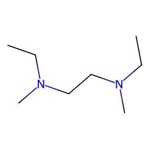 N,N'-二乙基-N,N'-二甲基乙二胺 structure
