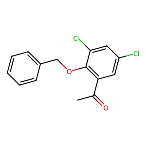 1-(2-(Benzyloxy)-3,5-dichlorophenyl)ethanone structure