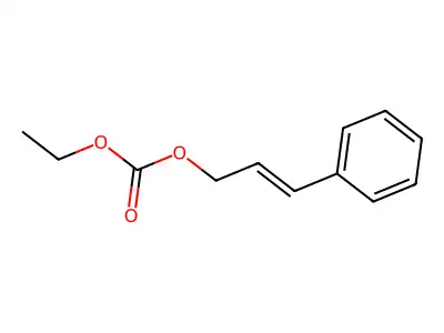 Cinnamyl ethyl carbonate structure