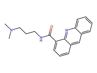 4-Acridinecarboxamide, N-(3-(dimethylamino)propyl)- structure
