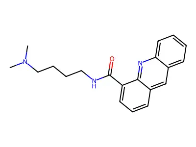 N-(4-(二甲氨基)丁基)-4-吖啶甲酰胺 structure