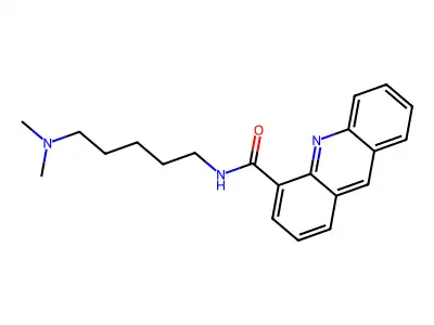 4-Acridinecarboxamide, N-(5-(dimethylamino)pentyl)- structure