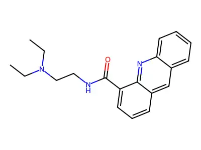 N-(2-(二乙氨基)乙基)-4-吖啶甲酰胺 structure
