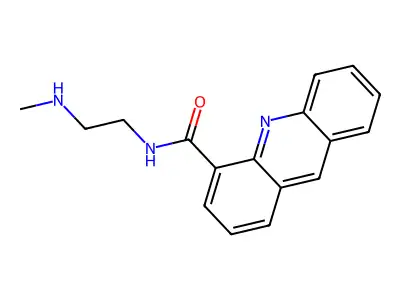 N-(2-(甲氨基)乙基)-4-吖啶甲酰胺 structure