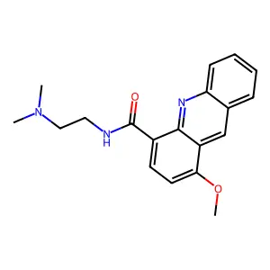 4-Acridinecarboxamide, N-(2-(dimethylamino)ethyl)-1-methoxy- structure