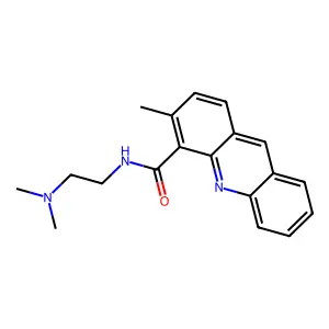 4-Acridinecarboxamide, N-(2-(dimethylamino)ethyl)-3-methyl- structure