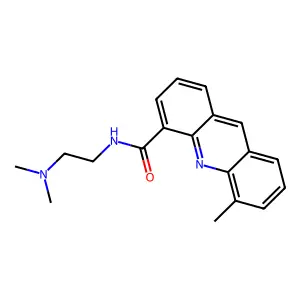 N-(2-(Dimethylamino)ethyl)-5-methyl-4-acridinecarboxamide structure