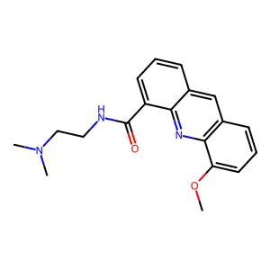4-Acridinecarboxamide, N-(2-(dimethylamino)ethyl)-5-methoxy- structure