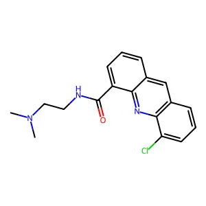 4-Acridinecarboxamide, 5-chloro-N-(2-(dimethylamino)ethyl)- structure