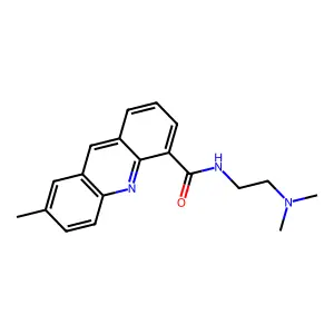 4-Acridinecarboxamide, N-(2-(dimethylamino)ethyl)-7-methyl- structure