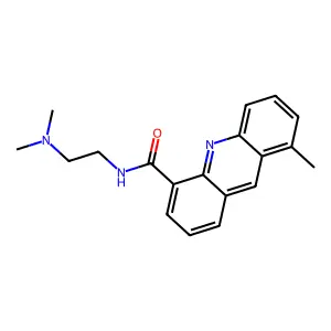 4-Acridinecarboxamide, N-(2-(dimethylamino)ethyl)-8-methyl- structure