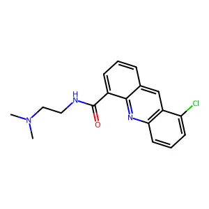 4-Acridinecarboxamide, 8-chloro-N-(2-(dimethylamino)ethyl)- structure