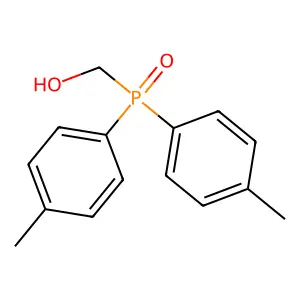 [Bis(4-methylphenyl)phosphoryl]methanol structure