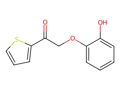 2-(2-Hydroxy-phenoxy)-1-thiophen-2-YL-ethanone structure