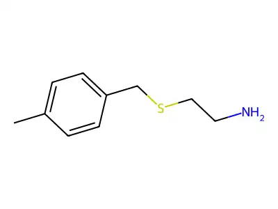 2-[(4-Methylbenzyl)thio]ethanamine structure