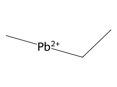 甲基乙基铅 structure