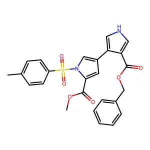 3-[(2-Chlorobenzylidene)amino]-6H-dibenzo[b,d]pyran-6-one structure
