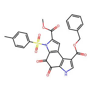3-[(2,4-Dichlorobenzylidene)amino]-6H-dibenzo[b,d]pyran-6-one structure