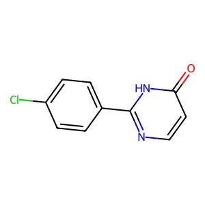 2-(4-Chlorophenyl)-4(3H)-pyrimidinone structure