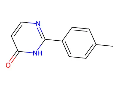 2-(p-Tolyl)pyrimidin-4-ol structure
