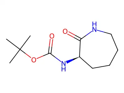 (R)-tert-Butyl (2-oxoazepan-3-yl)carbamate structure