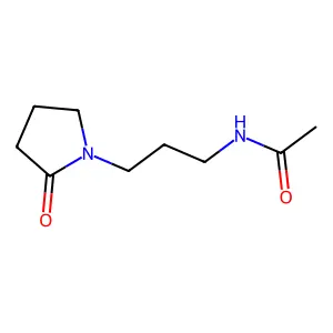 N-(3-(2-氧代-1-吡咯烷基)丙基)乙酰胺 structure