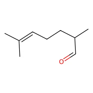 (+-)-2,6-Dimethyl-5-heptenal structure