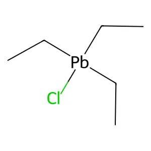 氯化三乙基铅 structure
