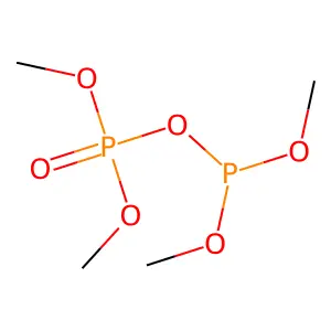 Diphosphoric(III,V) acid, tetramethyl ester structure