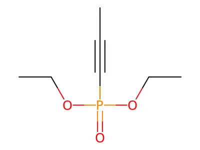 Diethyl (prop-1-yn-1-yl)phosphonate structure
