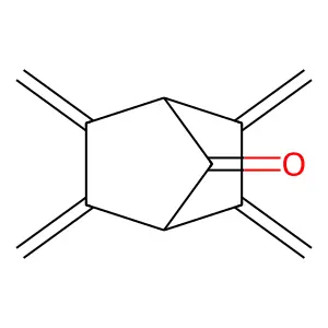 Bicyclo(2.2.1)heptan-7-one, 2,3,5,6-tetramethylene- structure