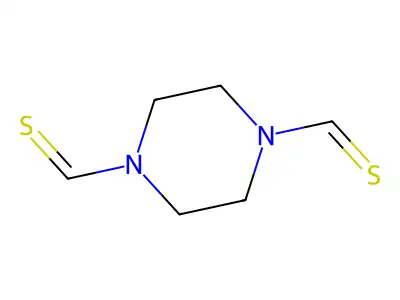 哌嗪-1,4-二硫醛 structure