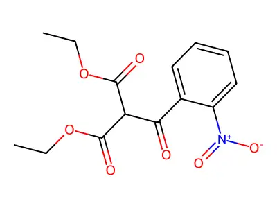 Diethyl 2-(2-nitrobenzoyl)malonate structure