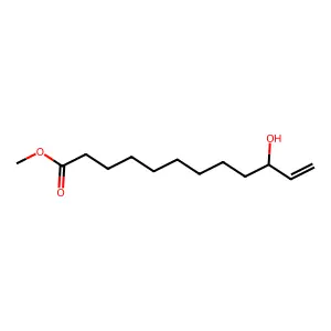 Methyl 10-hydroxy-11-dodecenoate structure