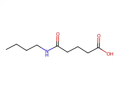 Pentanoic acid, 5-(butylamino)-5-oxo- structure
