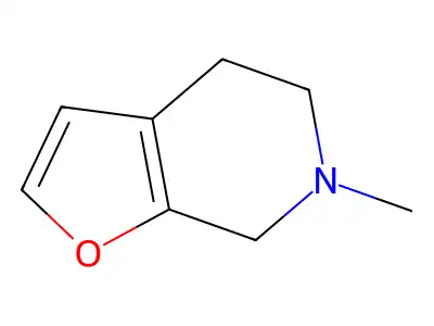 Furo[2,3-c]pyridine, 4,5,6,7-tetrahydro-6-methyl- structure